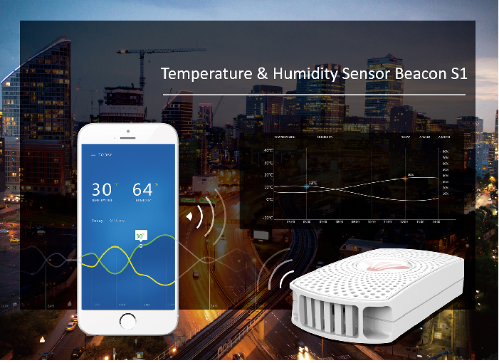 The S1 Sensor Beacon employs Nordic’s nRF52832 SoC to provide wireless connectivity to iOS- and Android-compatible devices