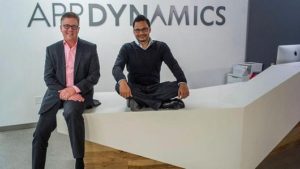 App-dynamics Joe Sexton, president of worldwide field operations for AppDynamics Inc., left, and Jyoti Bansal, co-founder and chief executive officer of AppDynamics Inc.