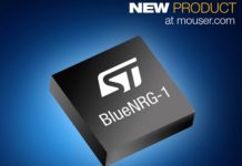 STMicroelectronics’ BlueNRG-1 Bluetooth Low Energy SoC Now Shipping from Mouser