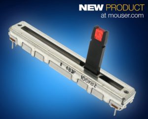 Mouser First to Stock Bourns Pro Audio’s PTL and PSP Series Slide Potentiometers