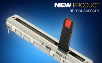 Mouser First to Stock Bourns Pro Audio’s PTL and PSP Series Slide Potentiometers