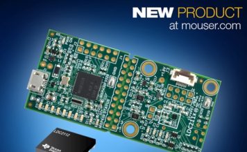 Texas Instruments LDC2114 EVM for Inductive Touch Sensing