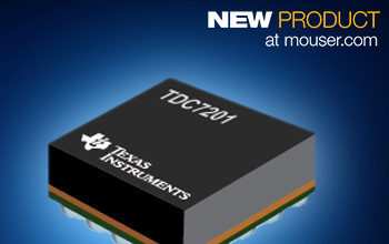 Mouser Now Shipping Texas Instruments’ TDC7201  Time-to-Digital Converter for Laser Range-Finding Systems