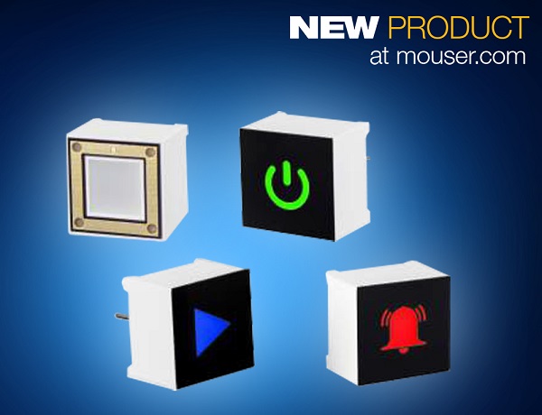 Get in Touch with VCC’s LED-based CTH Series Capacitive Touch Sensor Displays, Now at Mouser VCC’s LED-based CTH Series