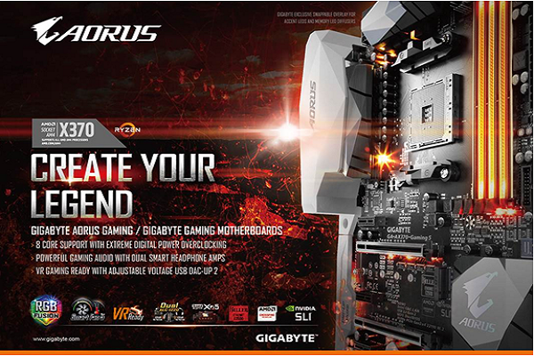 GIGABYTE Announces New AM4 Ryzen Compatible Motherboards of AORUS X370, B350 and A320