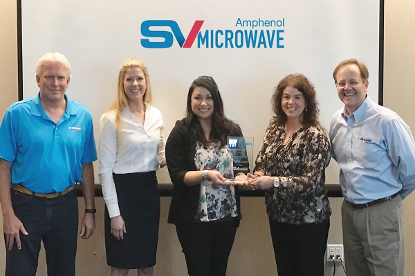 Mouser Receives Top Distribution Award from Amphenol SV Microwave Mouser Receives Top Distribution Award from Amphenol SV Microwave