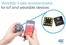 Versatile Accelerometer from STMicroelectronics Delivers Class-Leading Resolution and Low Power in Tiny Footprint Versatile Accelerometer from STMicroelectronics