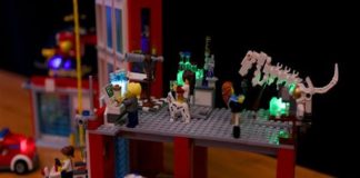 3D printed light-up Lego bricks