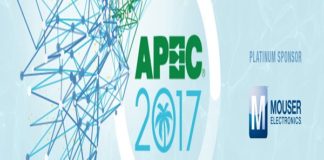 Join Mouser at APEC 2017 to See the Latest in Power Technology