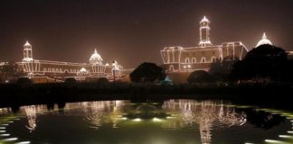 Raisina Hills buildings may light up permanently every evening