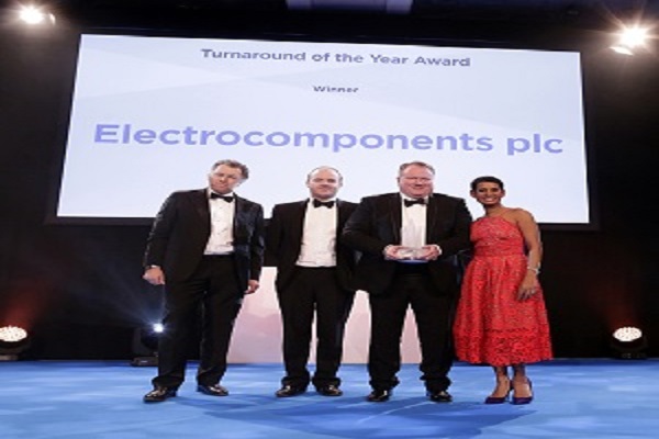 Electrocomponents wins Turnaround of the Year Award at the PLC Awards 2016 PLC Awards 2016