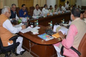 Haryana-chief-minister-Manohar-Lal-Khattar-presiding-over-the-cabinet-meeting-in-Chandigarh