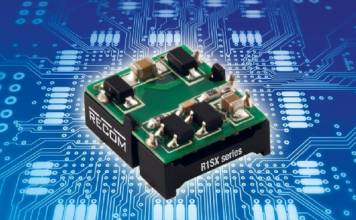 RECOM Fully-automated manufactured 1W DC/DC converters with low profile R1SX series