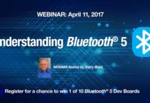 Mouser Electronics to Host Webinar on Bluetooth 5 Developments bluetooth-pr-hires