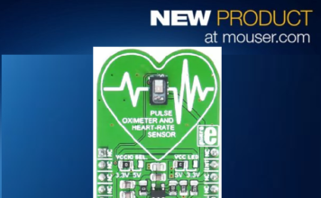 Easily Add Biometrics to Designs with MikroElektronika’s Heart Rate 4 click board, Now at Mouser Heart rate 4 click