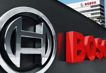 bosch logo on wall