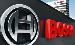 bosch logo on wall