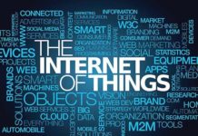 The Internet of things market connected smart devices tag cloud