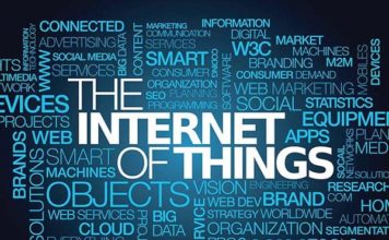 The Internet of things market connected smart devices tag cloud