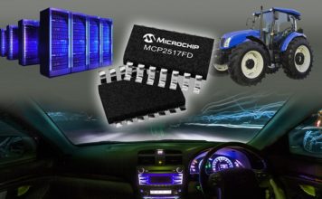 Microchip’s Unique External CAN FD Controller Enables CAN Flexible Data Rate (CAN FD) in New and Existing Designs MCP2517FD