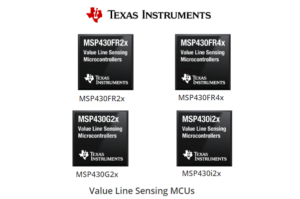 Value line Sensing MCUs MSP430 microcontrollers