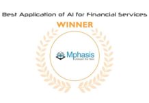 Mphasis recently won AIconics Award