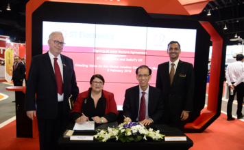 ST Engineering’s Electronics Arm Sets up JV for High Growth In-Flight Connectivity Market JV signing at Airshow