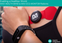 Maxim Wearable Platforms for Health & Fitness Applications enabling Healthier World Wearable Wrist band ECG-MONITOR