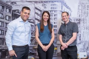 Hailo founders. From left to right - CEO Orr Danon, Chief Business Development Officer Hadar Zeitlin and CTO Avi Baum. Photographer - Eran Tayree - ____