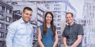 Hailo founders. From left to right - CEO Orr Danon, Chief Business Development Officer Hadar Zeitlin and CTO Avi Baum. Photographer - Eran Tayree - ____