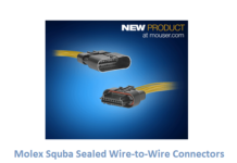 Molex Squba Sealed Wire-to-Wire Connectors