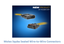 Molex Squba Sealed Wire-to-Wire Connectors Molex Squba Sealed Wire-to-Wire Connectors