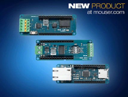 Arduino MKR Shields Ideal for Industrial Communication Networks available at Mouser MKR Shields