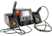 RS Pro dual-channel soldering station