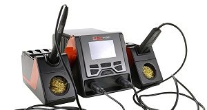 RS Pro dual-channel soldering station