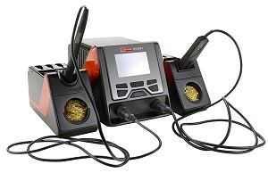 RS Components introduces high-end RS Pro dual-channel soldering station RS Pro dual-channel soldering station