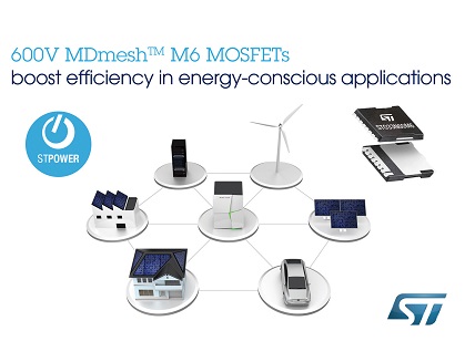 STMicroelectronics’s Super-Junction MOSFETs Targeting Energy-Saving Power Topologies super-junction transistors