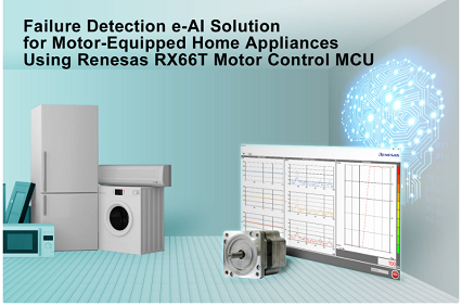 Renesas Electronics Simplifies Home Appliance Maintenance e-AI Solution for Motor-Equipped Home Appliances