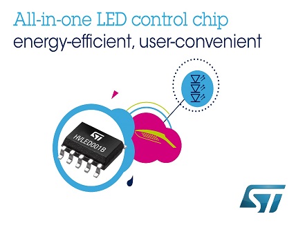 STMicroelectronics new LED Driver for Greater Energy Savings with Convenience LED Driver