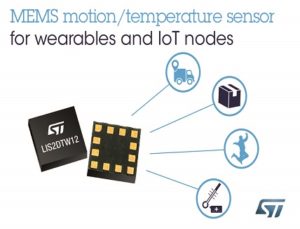 MEMS Chip Accelerometer with Temperature Sensor