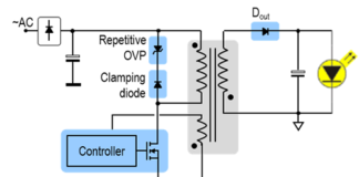 Fig. 1 – HPF Flyback with PSR-CV/CC