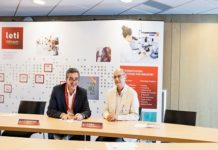 Emmanuel Sabonnadière/CEA-Leti on the left and Dominique Buttin/Radiall on the right