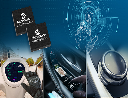 Industry's smallest automotive grade touch screen controllers