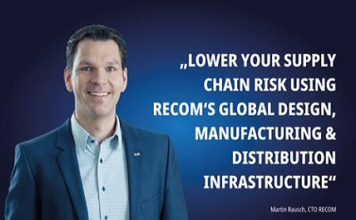 RECOM appointed Martin Rausch as Chief Technology Officer RECOM Power