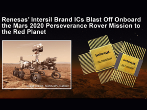 Intersil Rad-Hard ICs Onboard the Mars Perseverance Rover