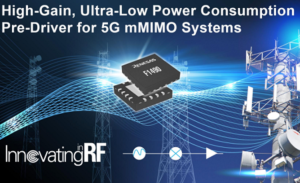 New RF Amplifier for 4G 5G Infrastructure Systems