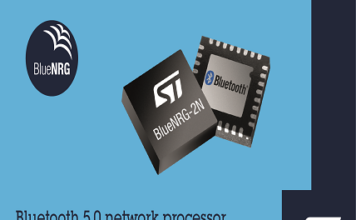 Bluetooth 5.0-certified BlueNRG-2N Network Processor
