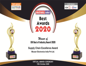 Mouser's Supply Chain Excellence Award