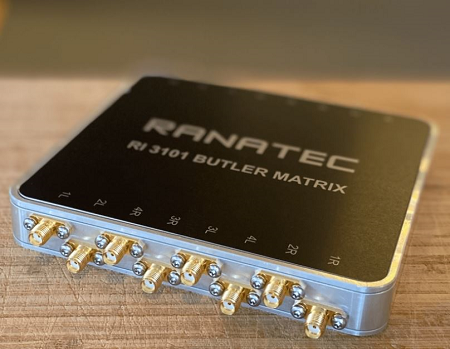 8x8 Butler Matrix for testing frequencies from 2.4 to 8.0 GHz