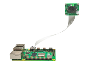 Fig:1 e-CAM130_CURB, 13MP MIPI camera connected with Raspberry Pi 4